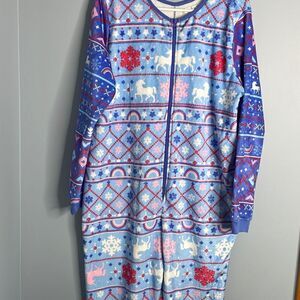 Unicorn Halloween costume Woman’s Medium Fleece